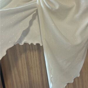Papermoon Cream Scarf with Subtle Sparkle